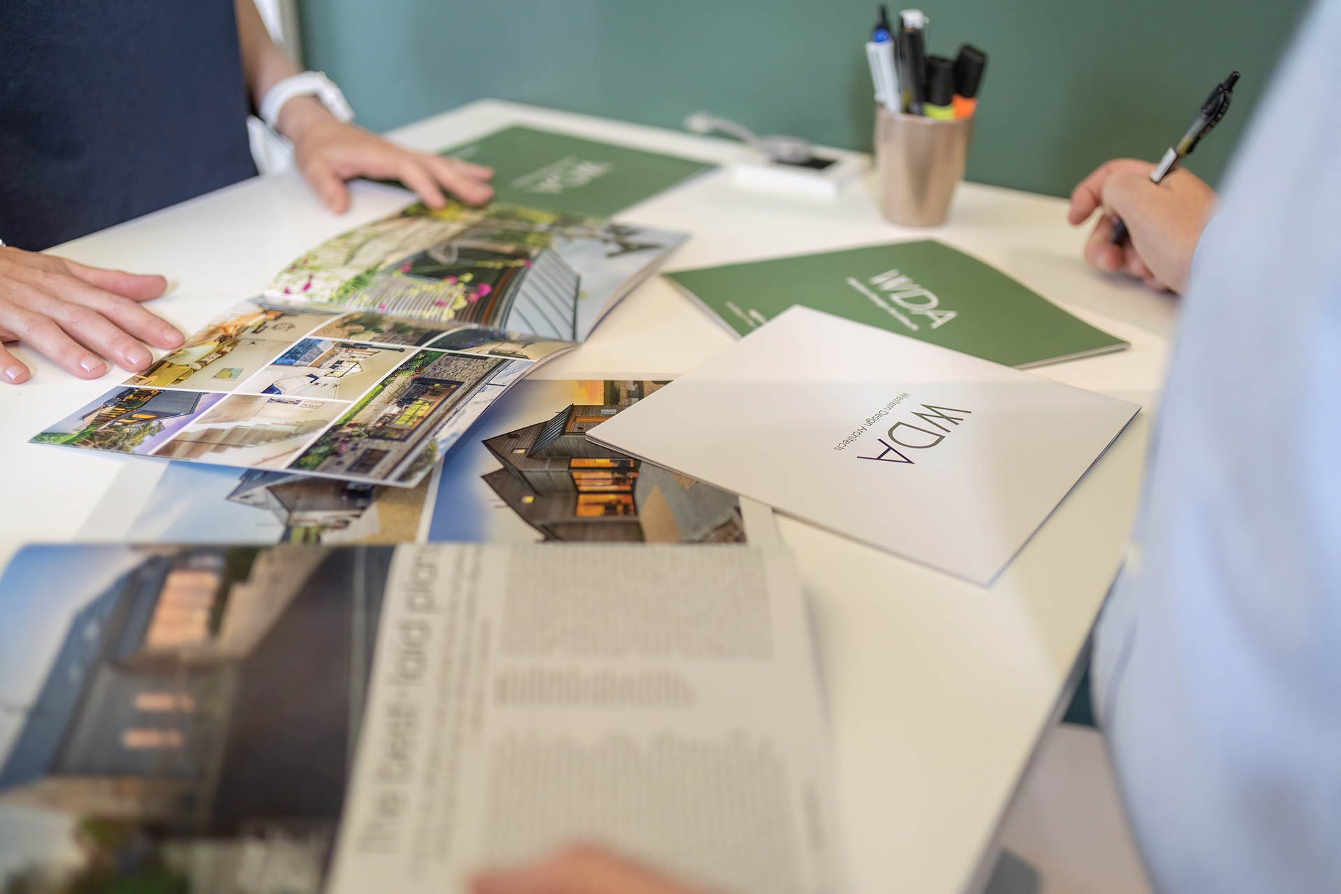 WDA brochures on table