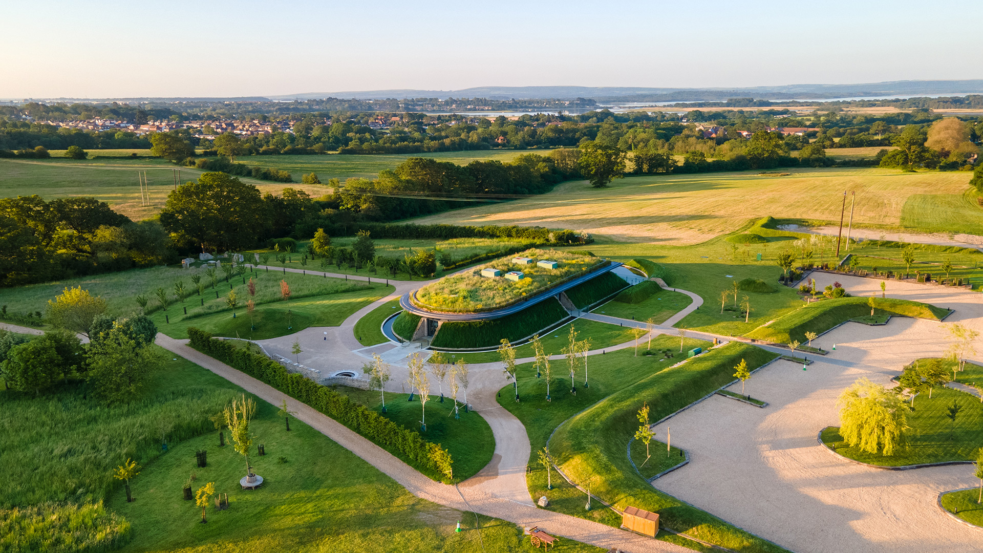 Aerial view of Harbour view burial ground