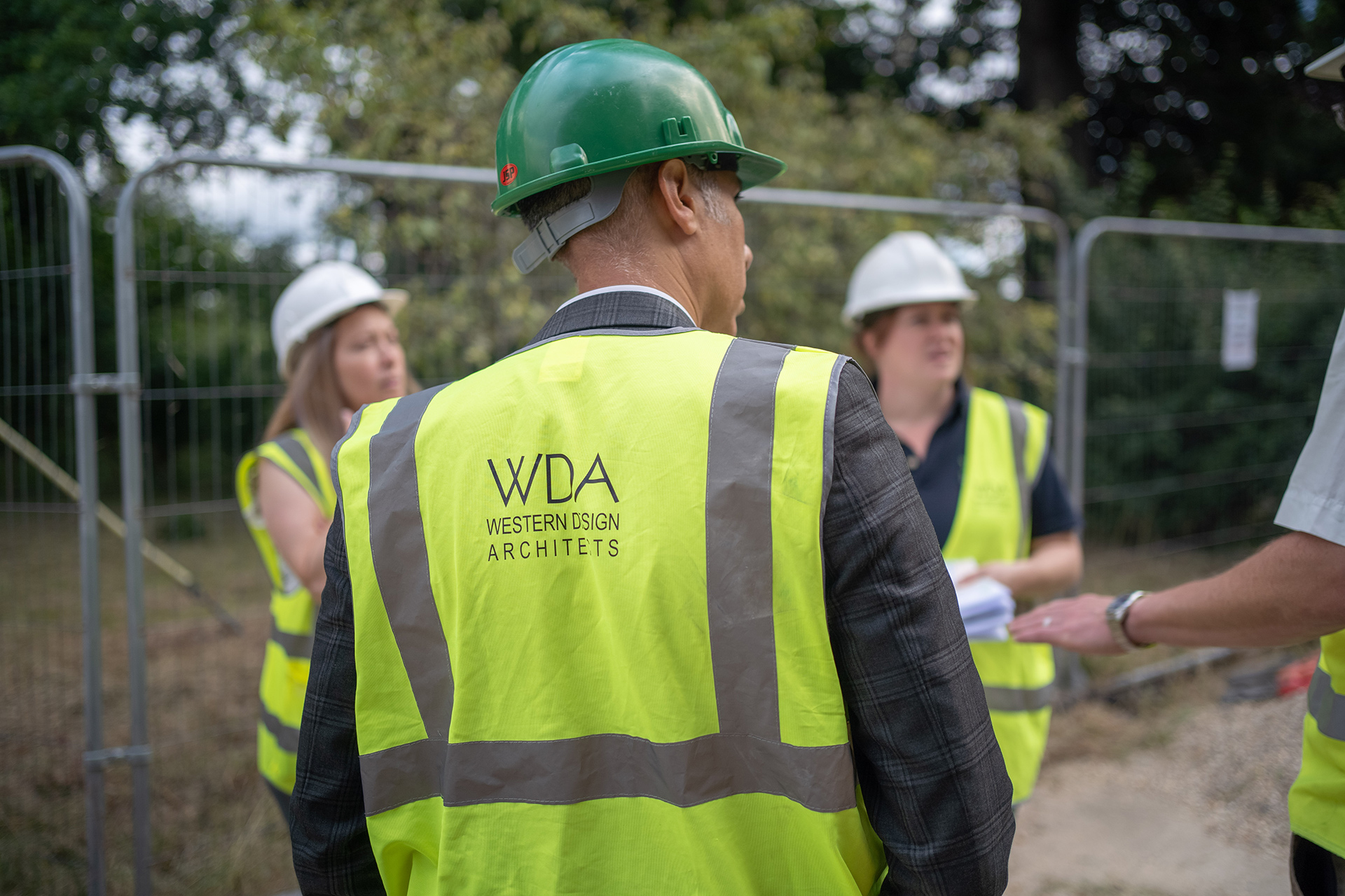 Architects on site meeting