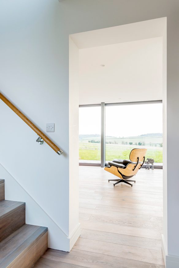 Chair in living room viewed from Hall