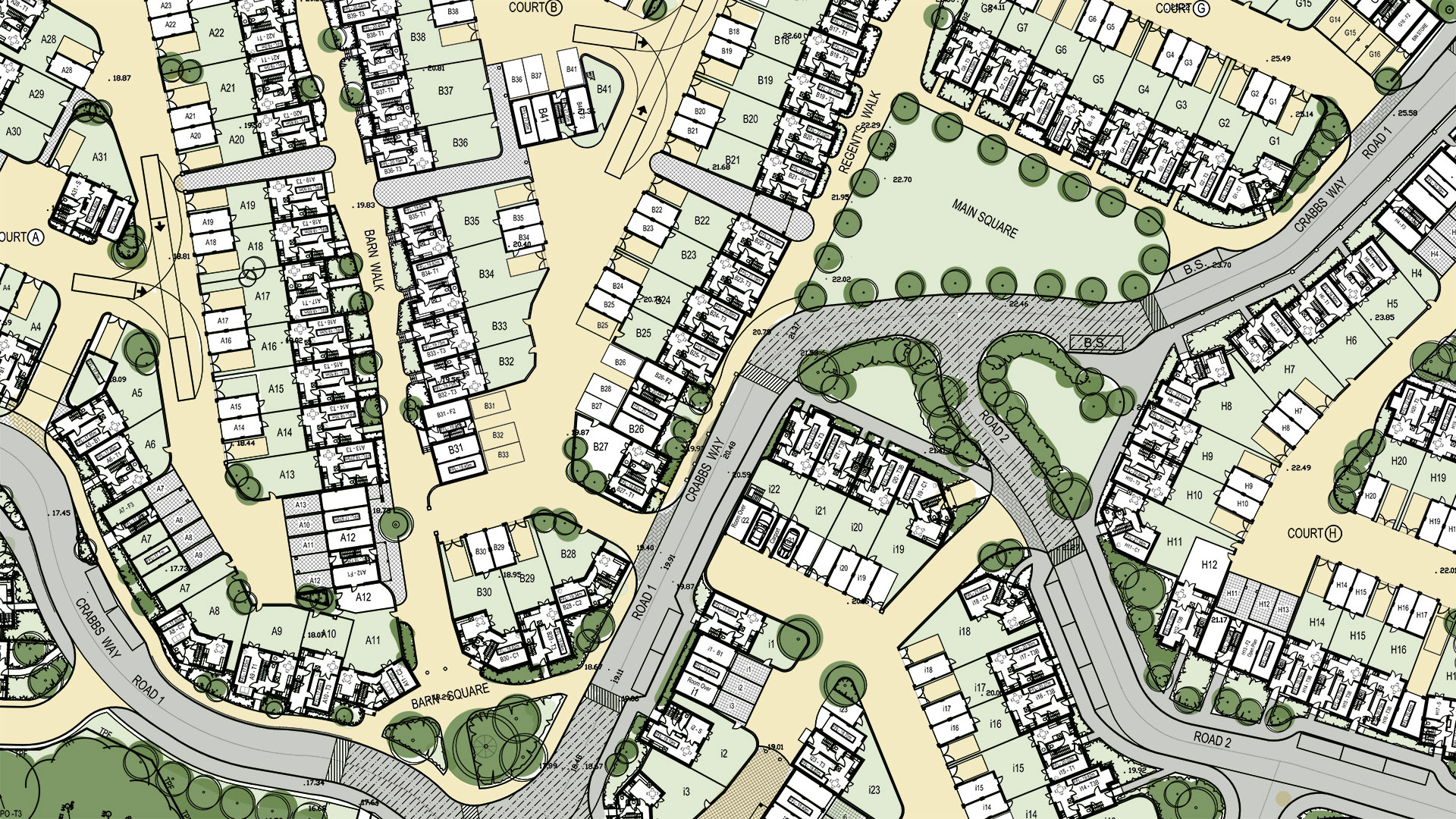 area 23 site plan detail totton