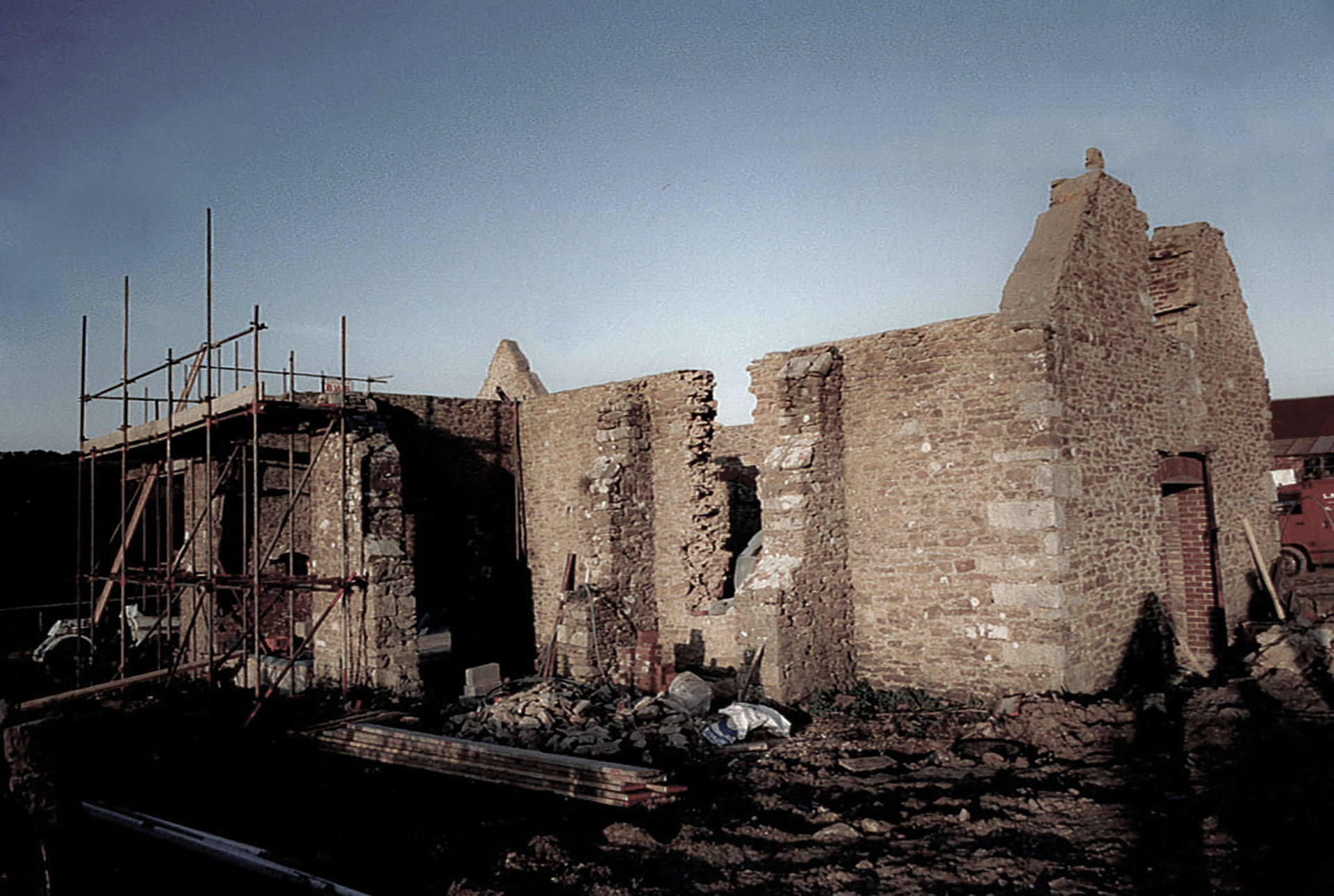 before image of Bagwell Farm barn