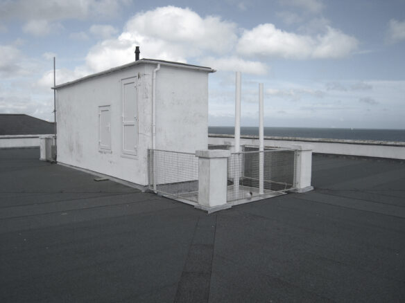 rooftop prior to extension at sandbanks