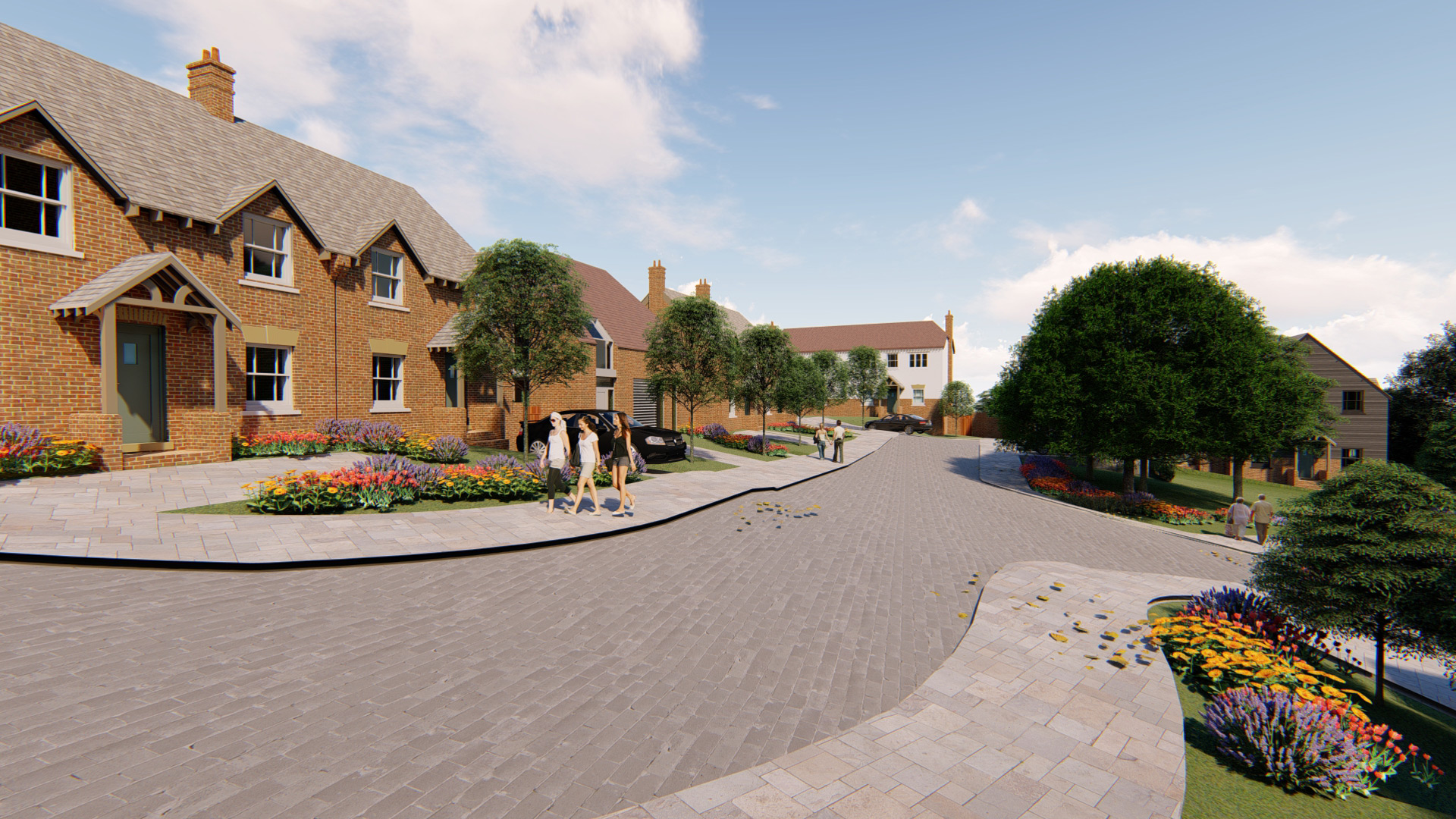 concept of traditional street view at new road shaftesbury