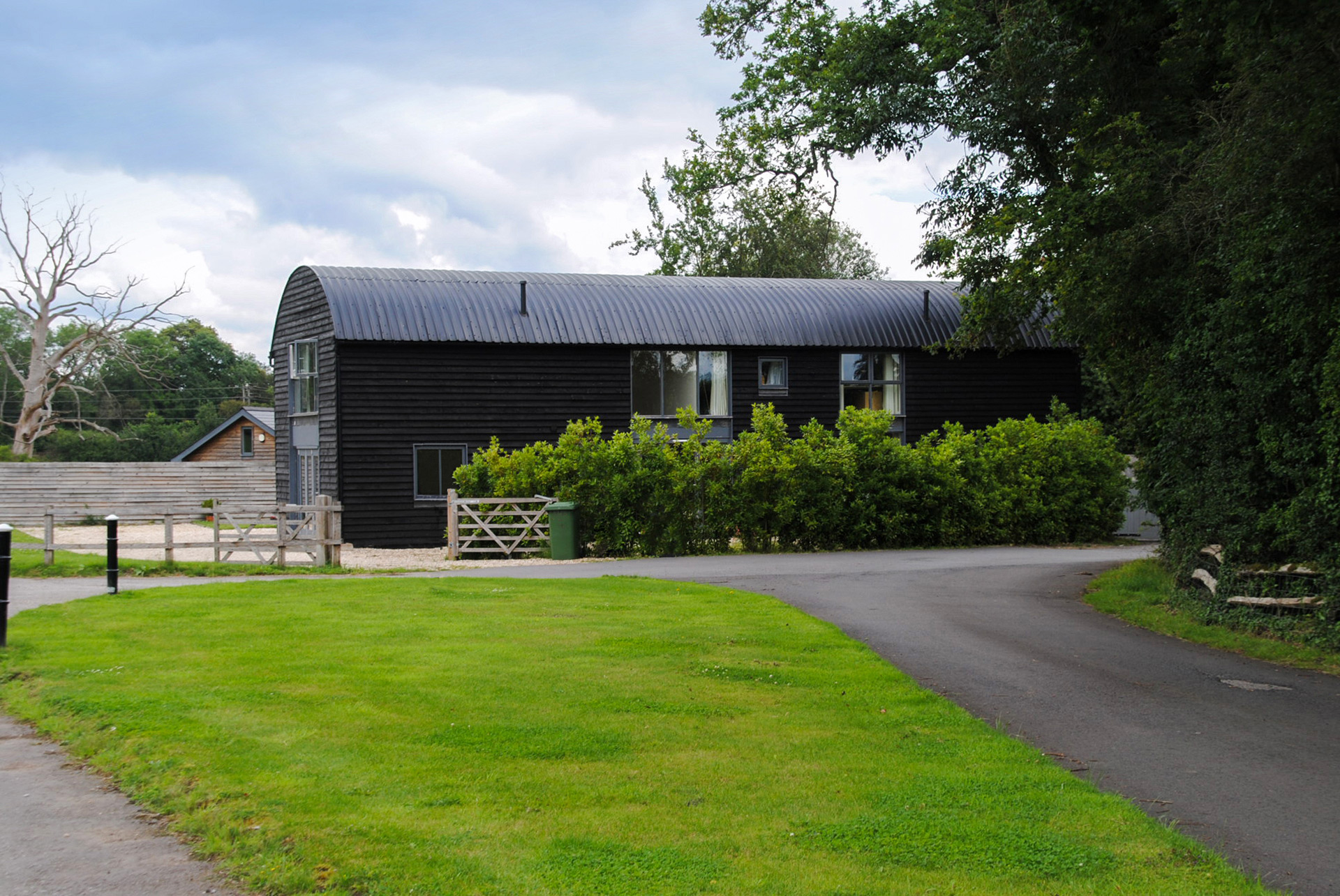 side view of barn conversion