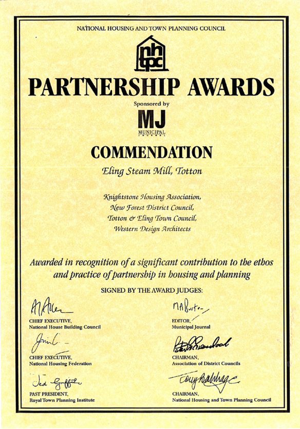 1997 National Housing award