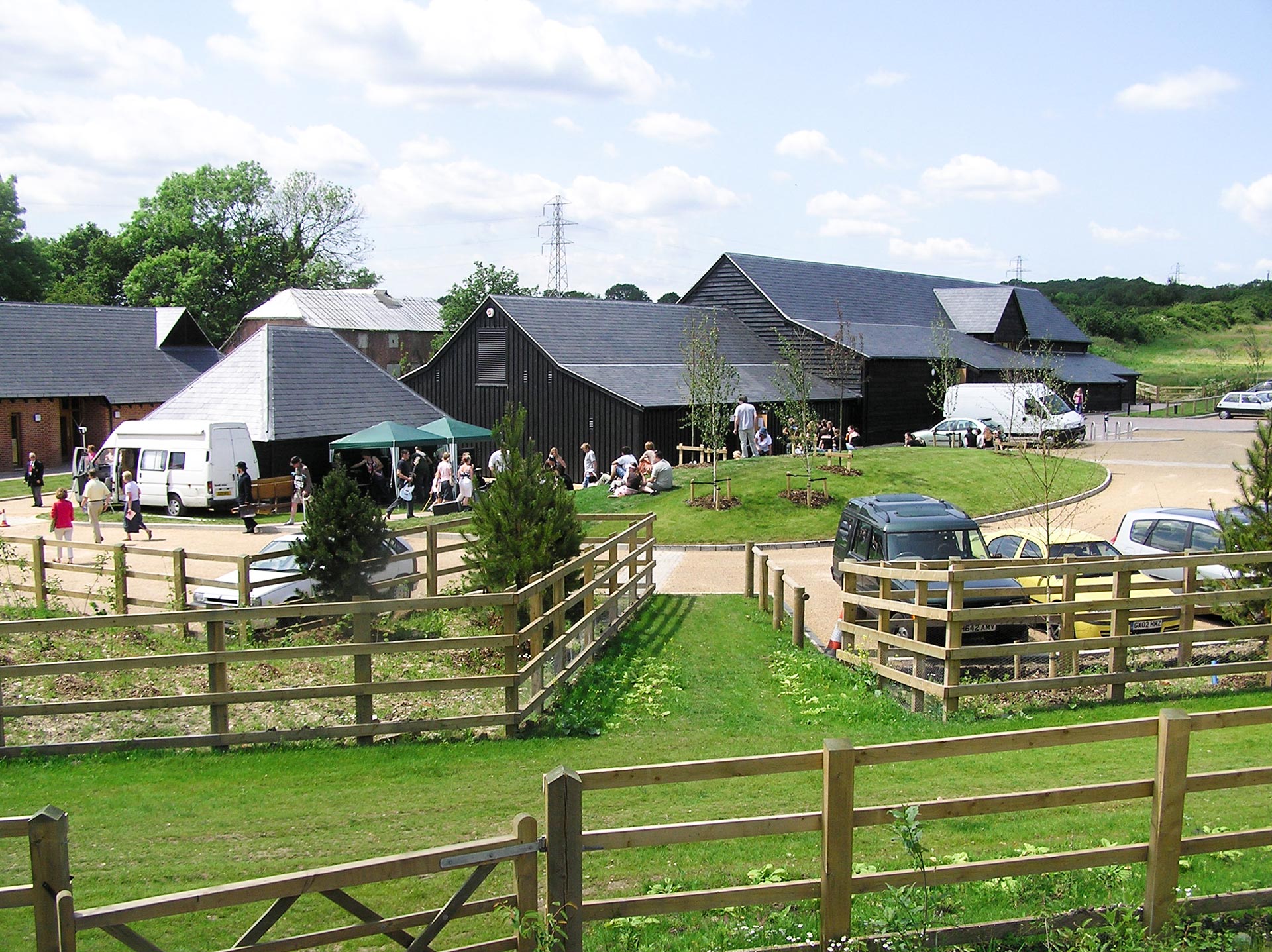 converted barns into a community centre