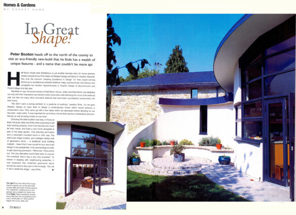 home and gardens magazine article