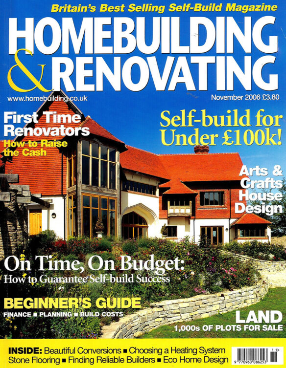 homebuilding and renovating magazine front cover november 2006