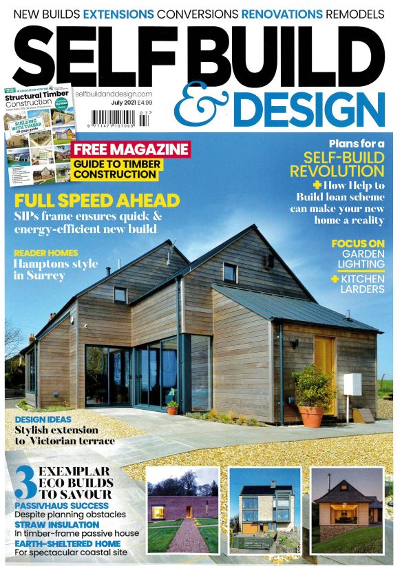 self build and design magazine front cover July 2021