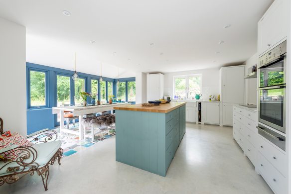 interior kitchen dining open plan area