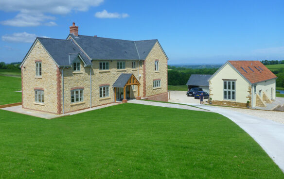 finished barn conversion and farmhouse with beautiful countryside views