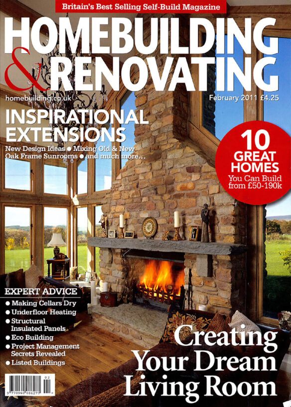 Homebuilding & Renovating magazine front page February 2011