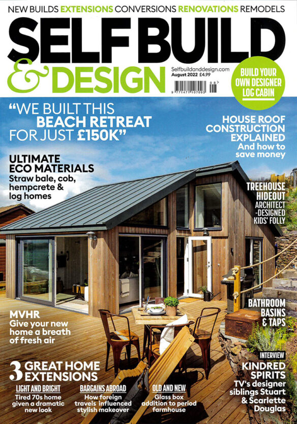 self build and design magazine august 2022 front page cover
