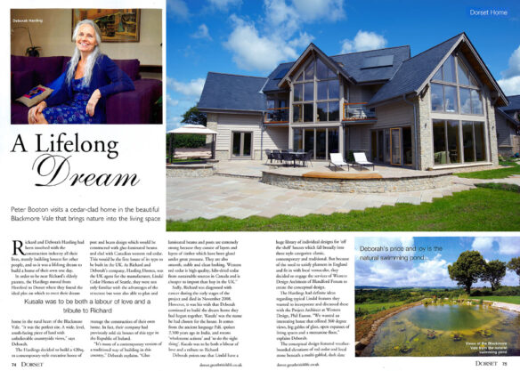Dorset Magazine feature article 2011