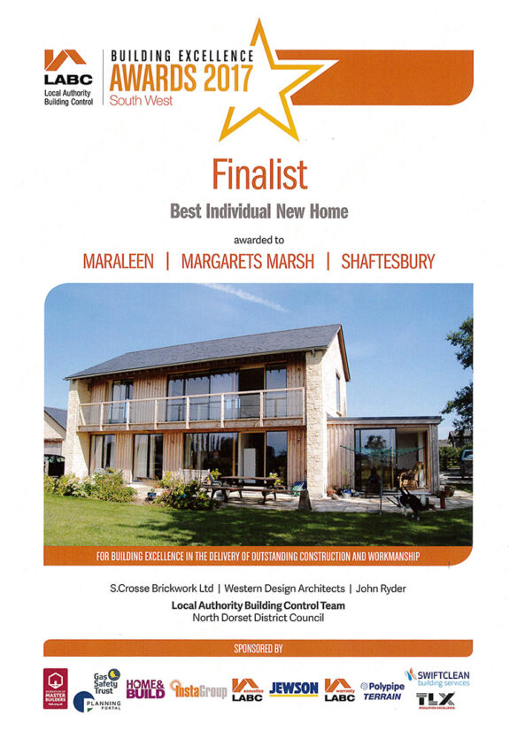 Building Excellence Awards 2017 Finalist Best Individual New Home