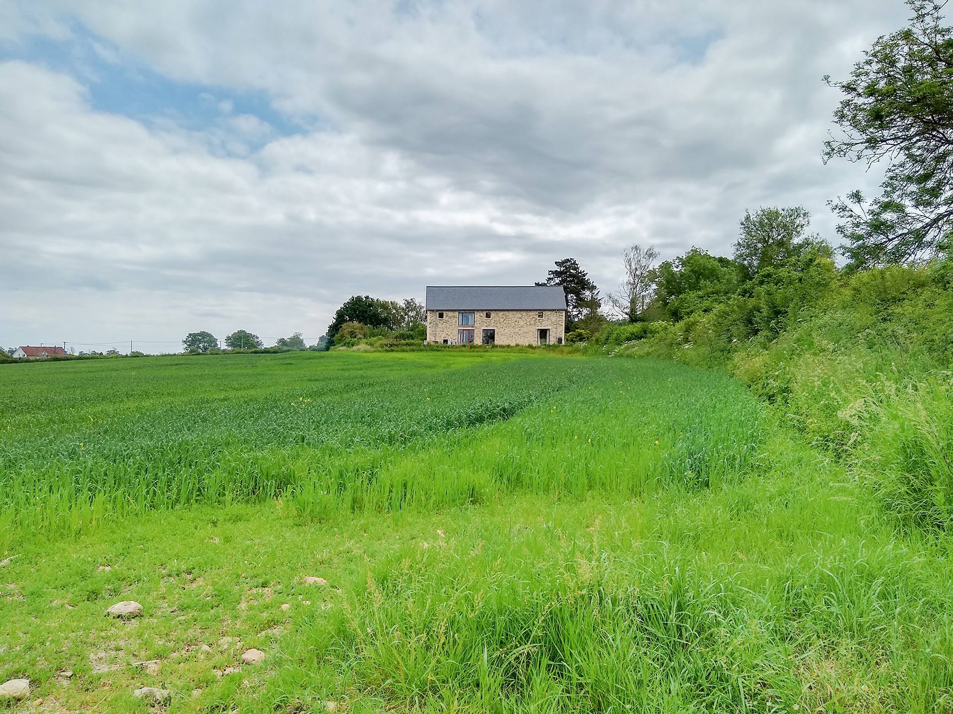 distant view out house from field