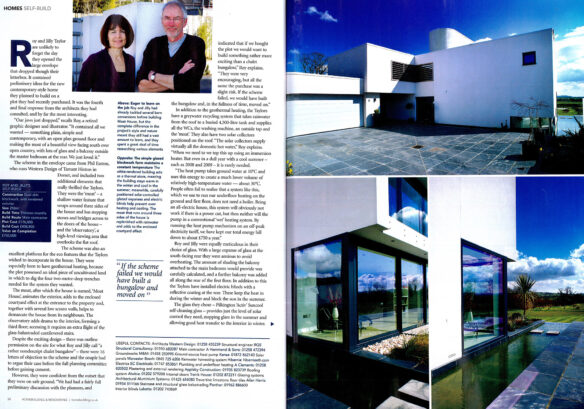 Homebuilding & Renovating magazine article 2009