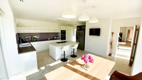 internal minimalistic kitchen and dining area