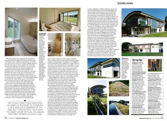 self build and design magazine article