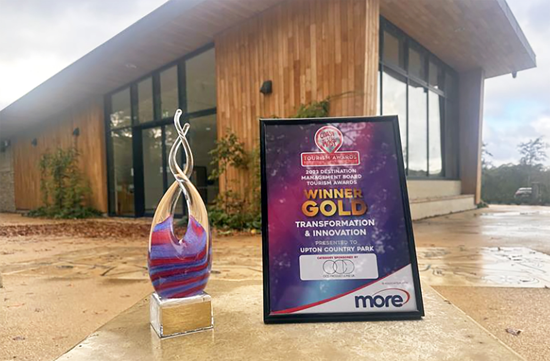 Gold awards for destination and tourism awards 2023 in transformation and innovation