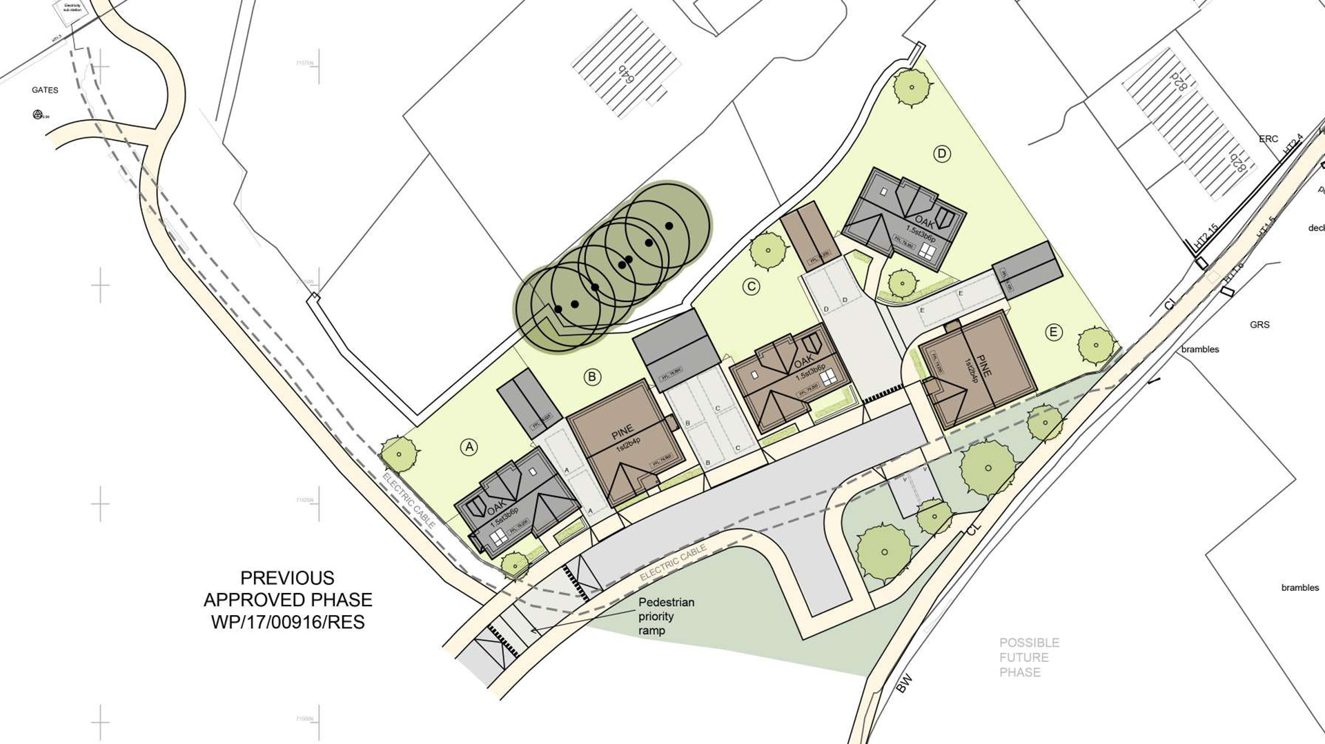 site plan for new bungalows