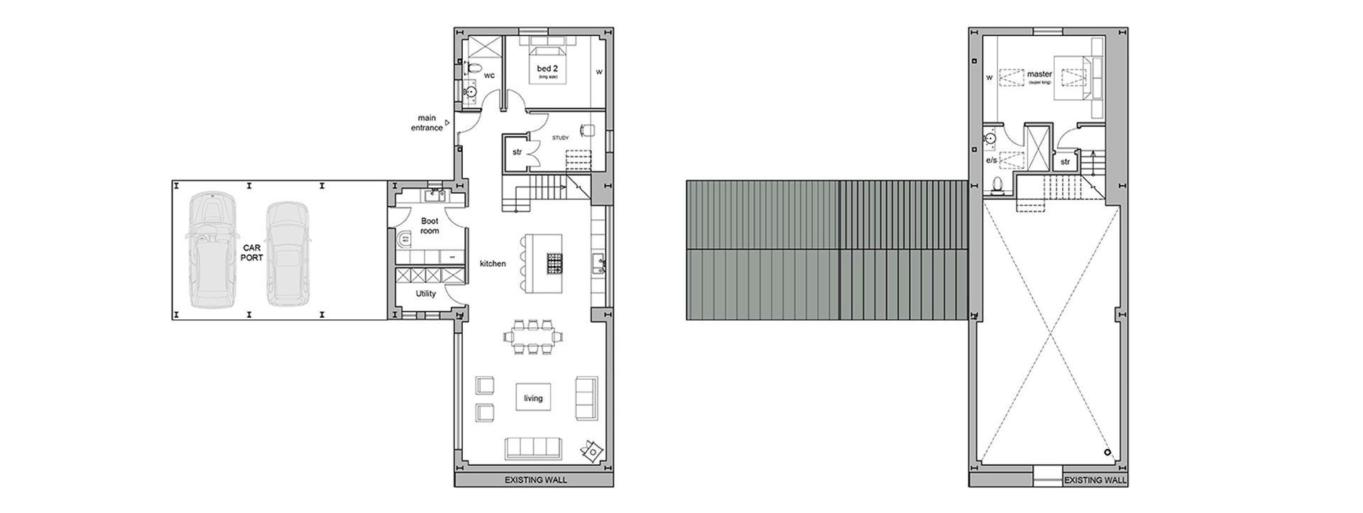 floor plans of class q barn conversion