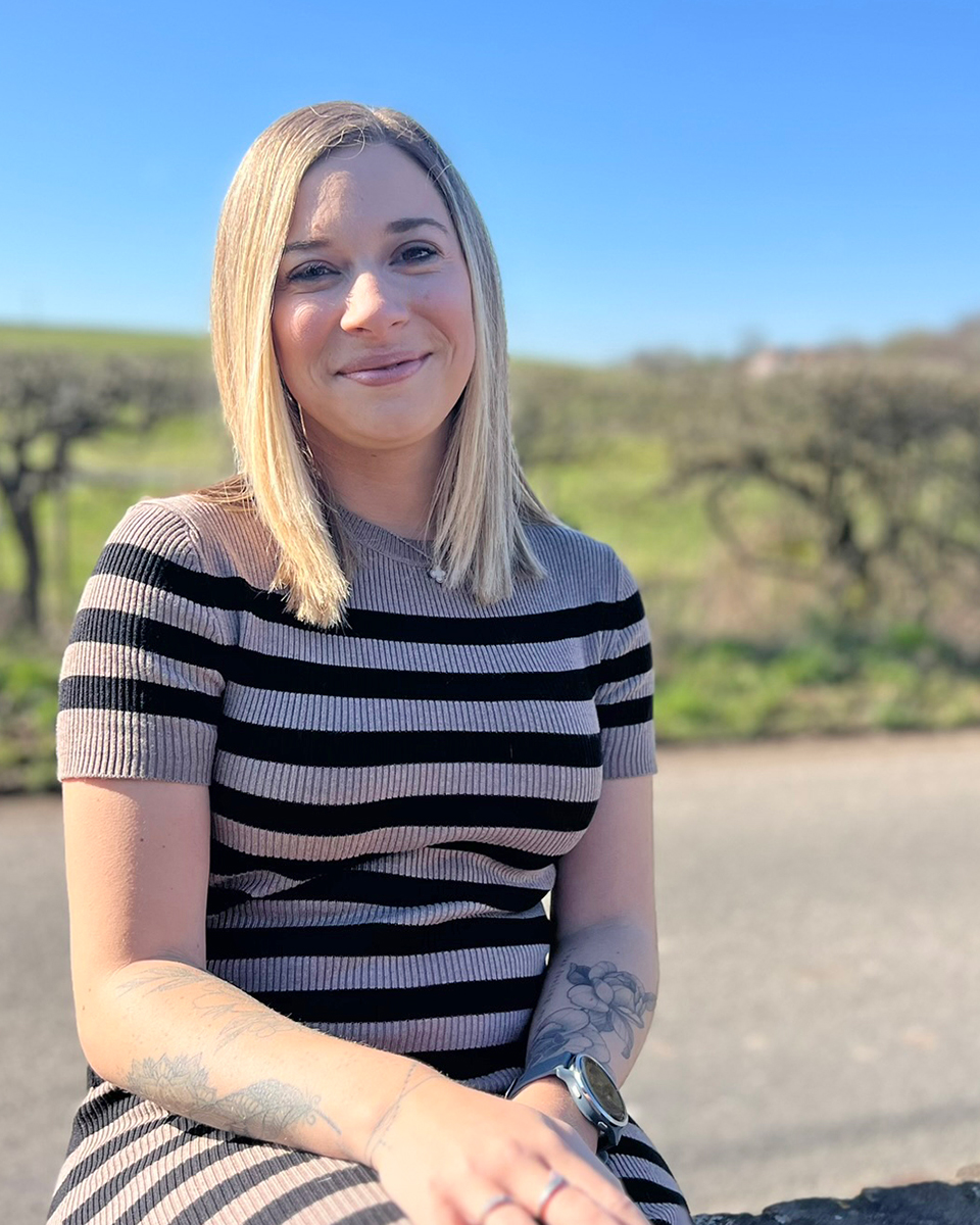 Office receptionist smiling