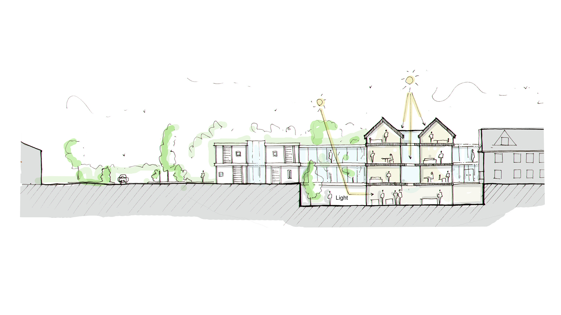 Western Design Architects sketch of new care home