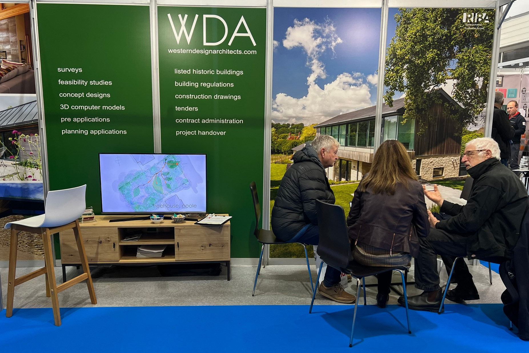 Western Design Architects Home Building and Renovating Show stand 2025